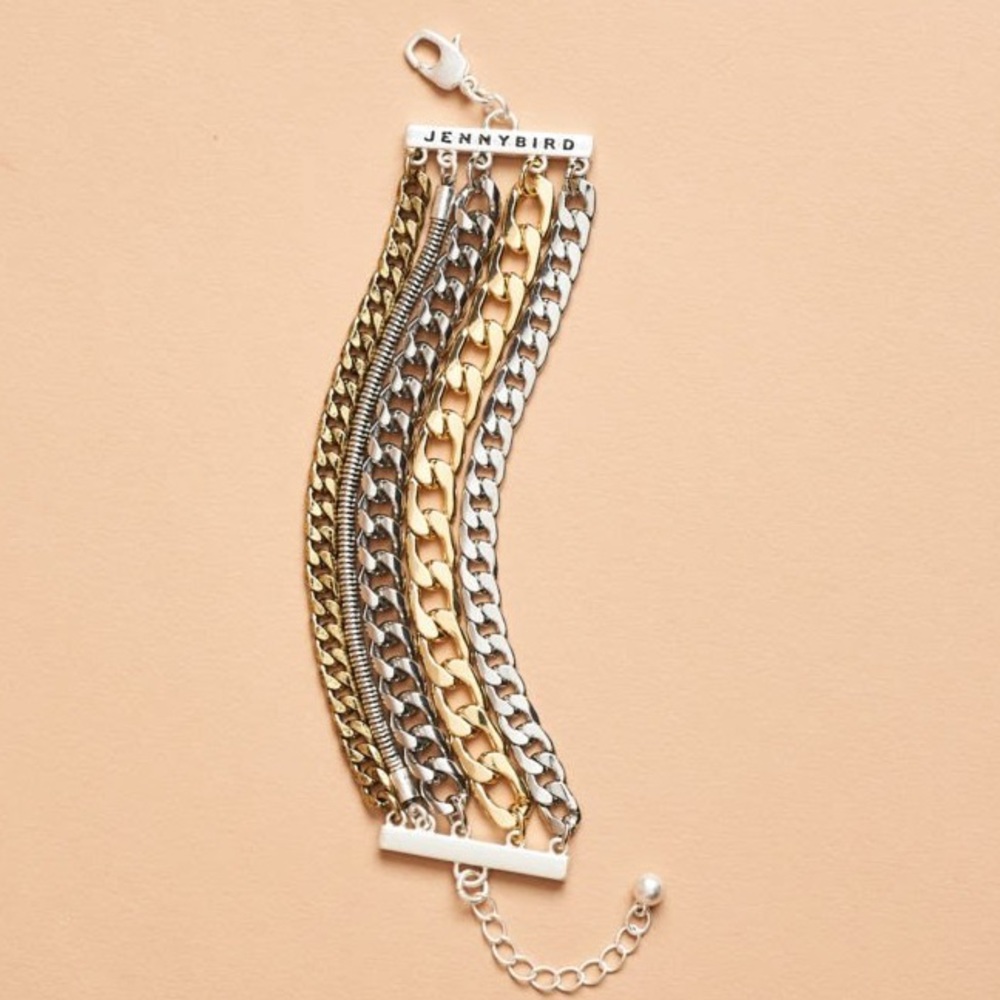 Jenny Bird Austin Cuff Stacked Layered Bracelet